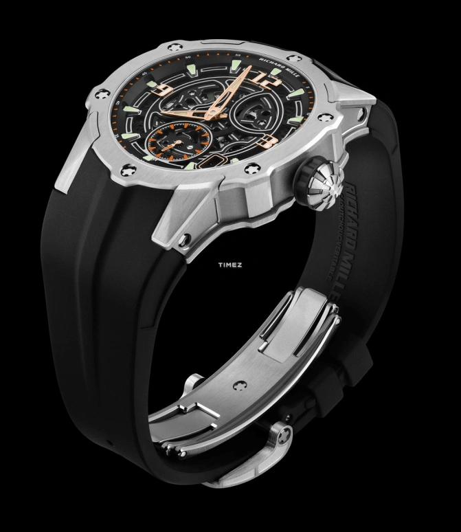 Richard Mille,Not Tourbillon 41.70mm,41.70mm,Titanium,Black,Automatic,Day,40hours,RM 33,RM 33-03 Ti
