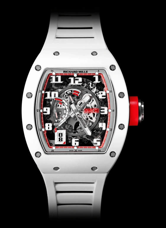 Richard Mille,Not Tourbillon 50x42.70mm,50x42.70mm,Ceramic,Skeleton,Automatic,Day,Power Reserve Indicator,Function Selector,RM 030 JAPAN