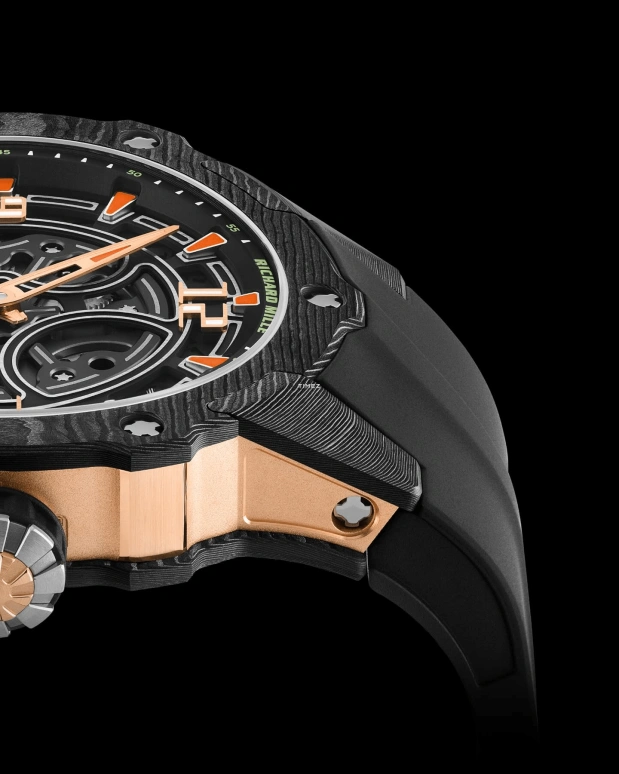 Richard Mille,Not Tourbillon 41.70mm,41.70mm,Carbon TPT,Red Gold,Black,Automatic,Day,40hours,RM 33,RM 33-03 Carbon TPT