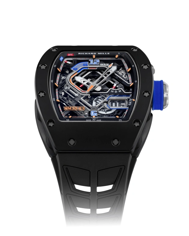 Richard Mille,Not Tourbillon 42x49.94mm,42x49.94mm,Ceramic,Black,Automatic,Power Reserve Indicator,Big Date,Function Selector,richard,richard-mille-rmar2