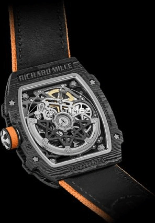 Richard Mille,Not Tourbillon 38.70x47.52mm,38.70x47.52mm,Carbon,Black,Automatic,50hours,In-house Caliber,RM 67,RM 67-02 McLaren