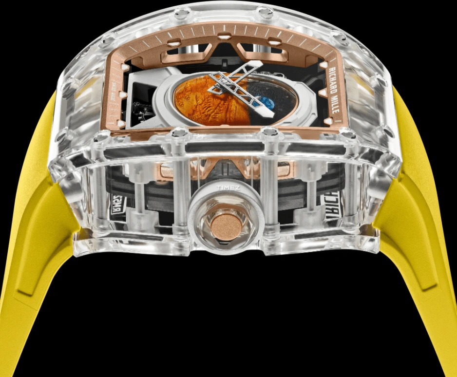 Richard Mille,Tourbillon 42.35x49.94mm,42.35x49.94mm,Sapphire,Multi-Color,Handwound,Tourbillon,In-house Caliber,Pharrell Williams,Anant Ambani,RM 52,RM 52-05 Sapphire