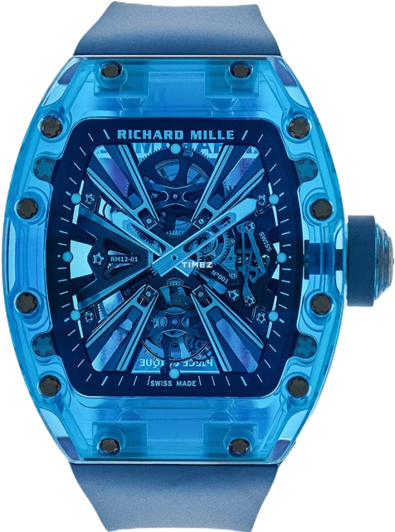 Richard Mille Tourbillon RM 12-01 Blue Sapphire Crystal