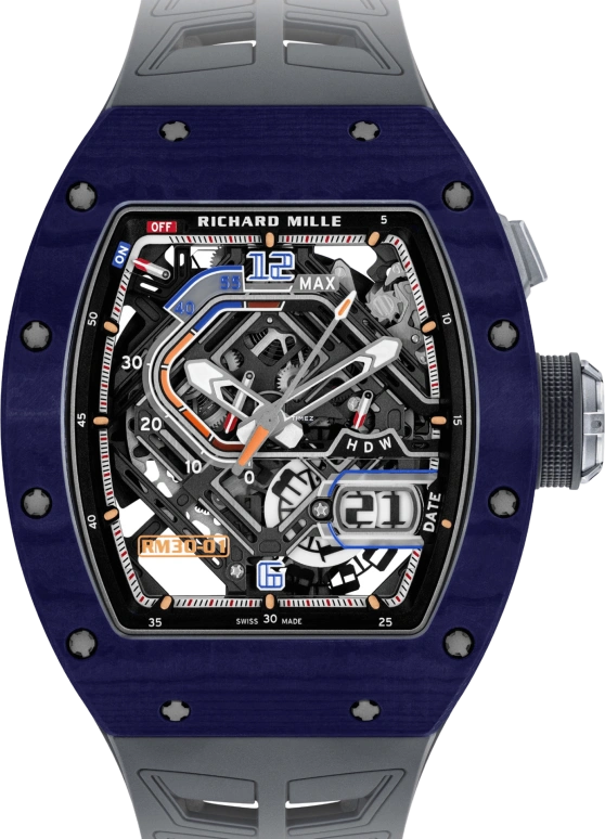 Richard Mille Not Tourbillon RM 30-01 DARK BLUE Quartz TPT