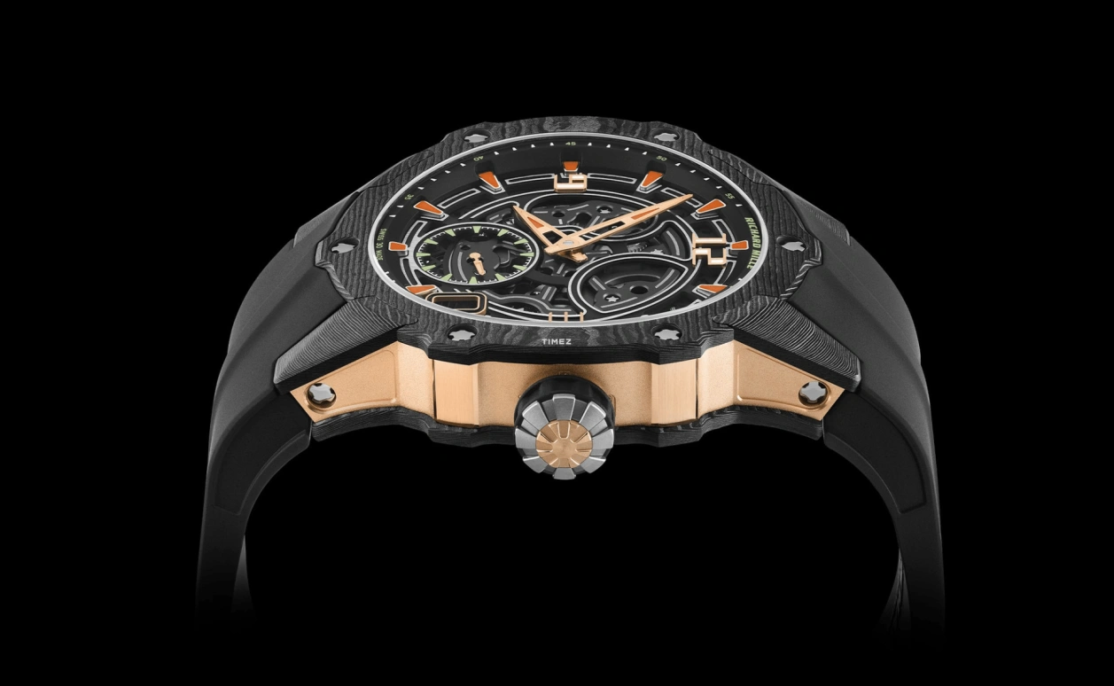 Richard Mille,Not Tourbillon 41.70mm,41.70mm,Carbon TPT,Red Gold,Black,Automatic,Day,40hours,RM 33,RM 33-03 Carbon TPT