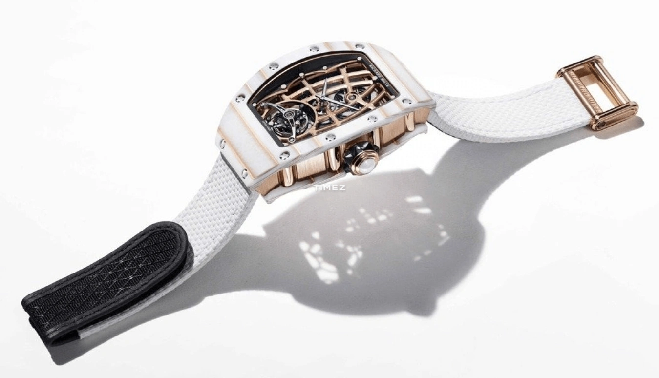 Richard Mille,Tourbillon 52.63x34.40mm,52.63x34.40mm,Red Gold,Quartz TPT,Rose Gold,Automatic,Tourbillon,50hours,RM 74,RM 74-02 WHITE