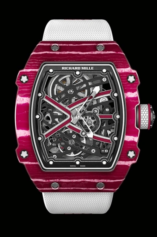 Richard Mille,Not Tourbillon 38.70x47.52mm,38.70x47.52mm,NTPT,Silver,Automatic,50hours,In-house Caliber,Karim Benzema,Lando Norris,RM 67,RM 67-02 Mutaz Barshim