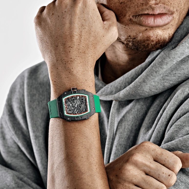 Richard Mille,Not Tourbillon 38.70x47.52mm,38.70x47.52mm,NTPT,Carbotech,Texalium,Black,Automatic,50hours,In-house Caliber,Lewis Hamilton,RM 67,RM 67-02 Italy