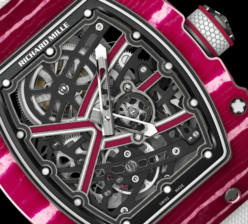 Richard Mille,Not Tourbillon 38.70x47.52mm,38.70x47.52mm,NTPT,Skeleton,Automatic,50hours,In-house Caliber,Karim Benzema,Lando Norris,RM 67,RM 67-02 Mutaz Barshim