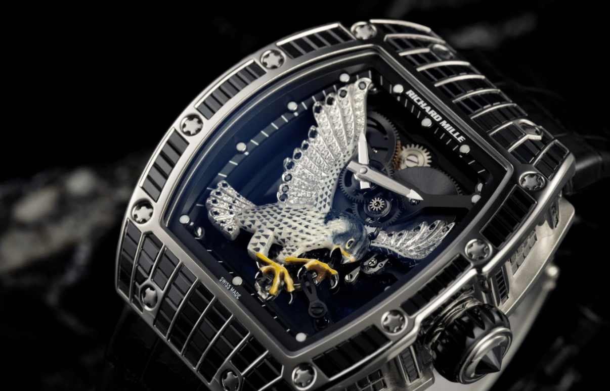 Richard Mille,Tourbillon 47.20x50mm,47.20x50mm,White Gold,Silver,Handwound,Tourbillon,RM 57,RM 57-02 T-DI