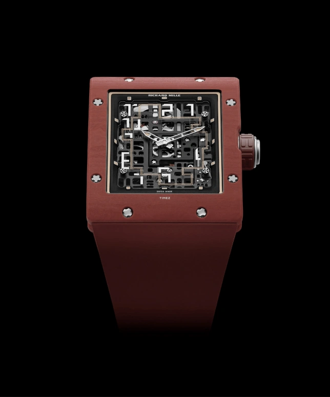 Richard Mille,Not Tourbillon ,Black,Automatic,50hours,In-house Caliber,Sapphire,RM 16,RM 16-02 Red