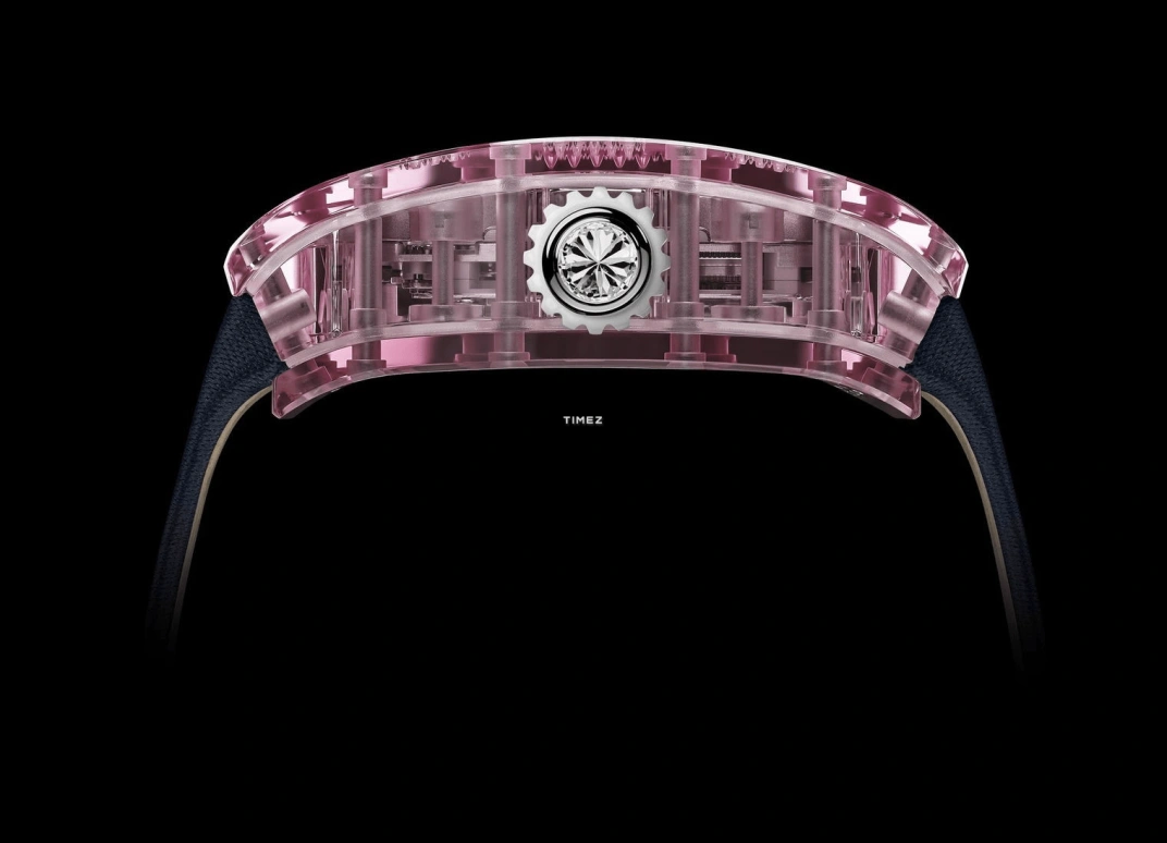 Richard Mille,Not Tourbillon 46.75x32.90mm,46.75x32.90mm,Sapphire,Pink,Automatic,50hours,In-house Caliber,RM 07,RM 07-02 Sapphire Pink Set