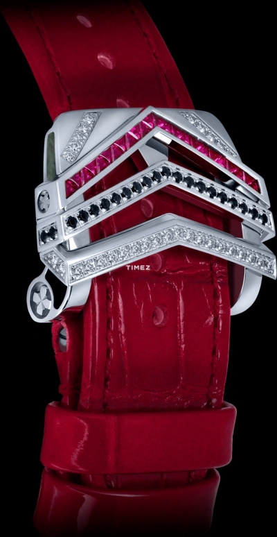 Richard Mille,Not Tourbillon 45.32x32.30mm,45.32x32.30mm,White Gold,Multi-Color,Automatic,50hours,In-house Caliber,RM HJ,RM HJ-01 WG Unique