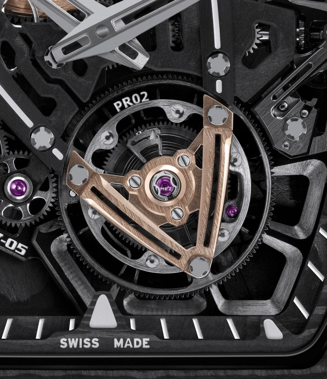 Richard Mille,Tourbillon ,Carbon TPT,Skeleton,Black,Handwound,Tourbillon,Anti-magnetic,Rafael Nadal,RM 27,RM 27-05