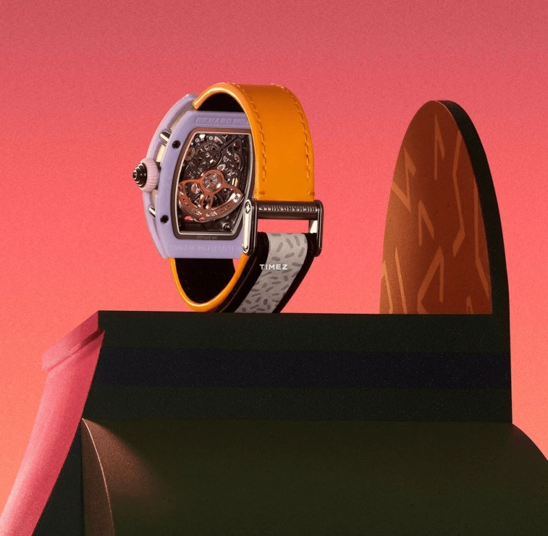 Richard Mille,Not Tourbillon 31.40x45.66mm,31.40x45.66mm,Ceramic,Multi-Color,Automatic,Sapphire,Tonneau,RM 07,RM 07-01 LAVENDER PINK