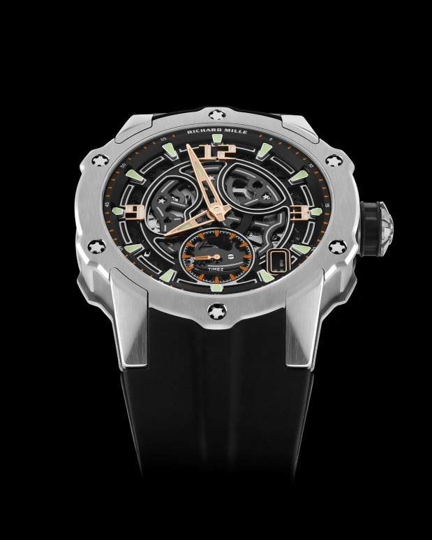 Richard Mille,Not Tourbillon 41.70mm,41.70mm,Titanium,Black,Automatic,Day,40hours,RM 33,RM 33-03 Ti