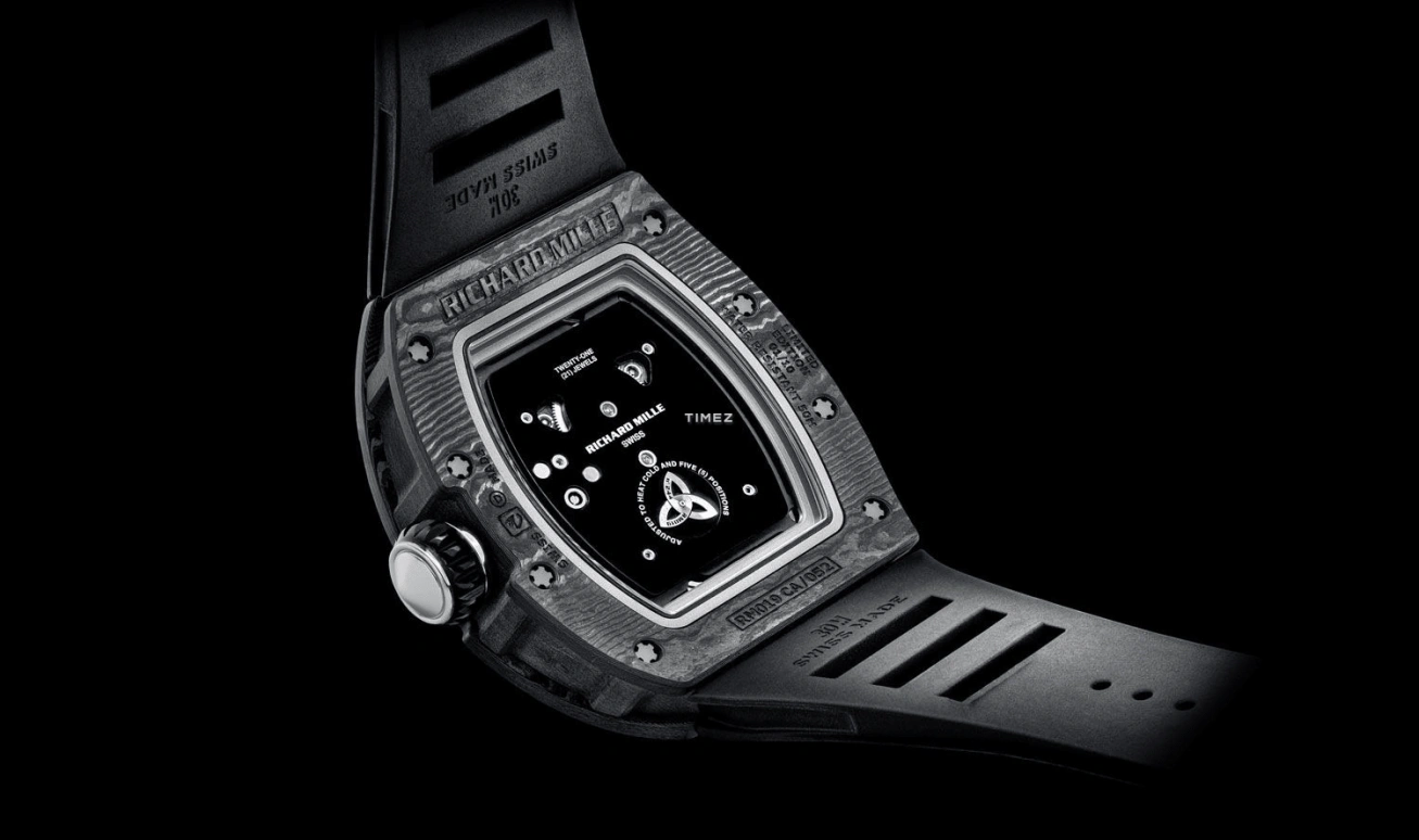Richard Mille,Tourbillon 38.30x45mm,38.30x45mm,NTPT,Skeleton,Handwound,Tourbillon,Sapphire,RM 019 NTPT