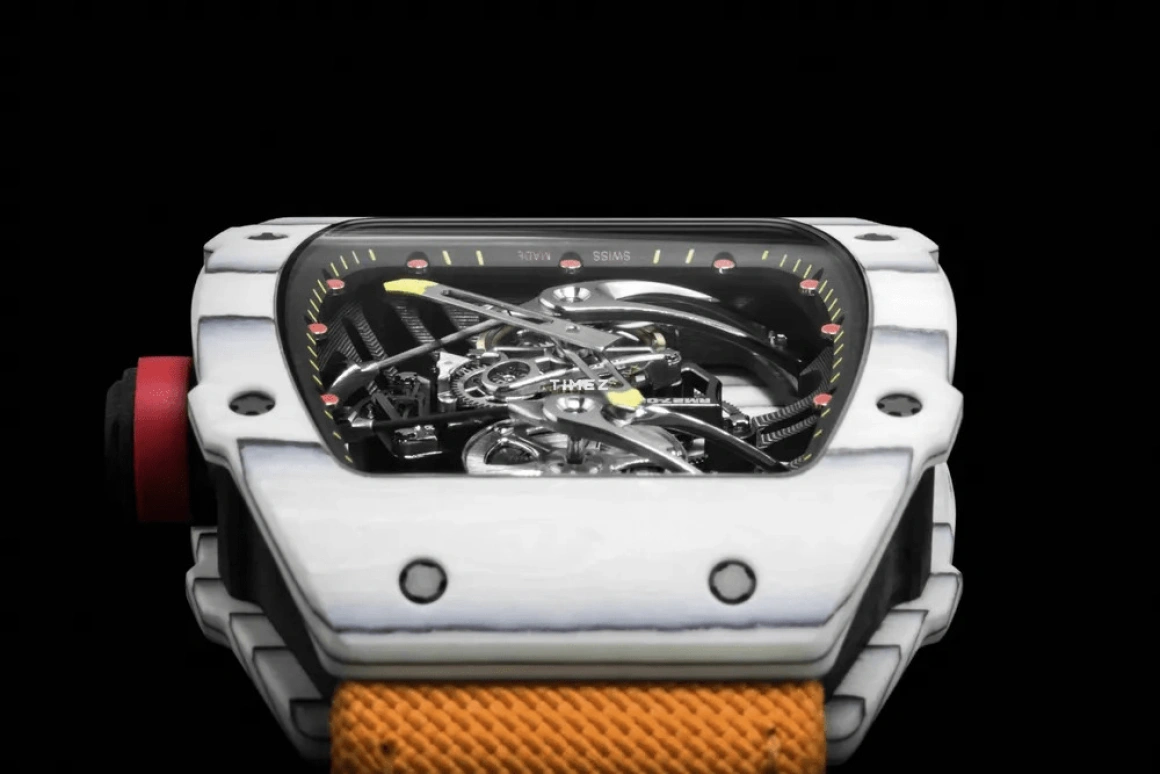 Richard Mille,Tourbillon 39.70x47.77mm,39.70x47.77mm,NTPT,Skeleton,Handwound,Tourbillon,Tonneau,RM27,RM27-02 Rafael Nadal NTPT