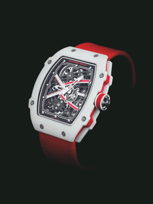 Richard Mille,Not Tourbillon 38.70x47.52mm,38.70x47.52mm,Quartz TPT,Skeleton,Automatic,50hours,In-house Caliber,RM 67,RM 67-02 Charles Leclerc Prototype