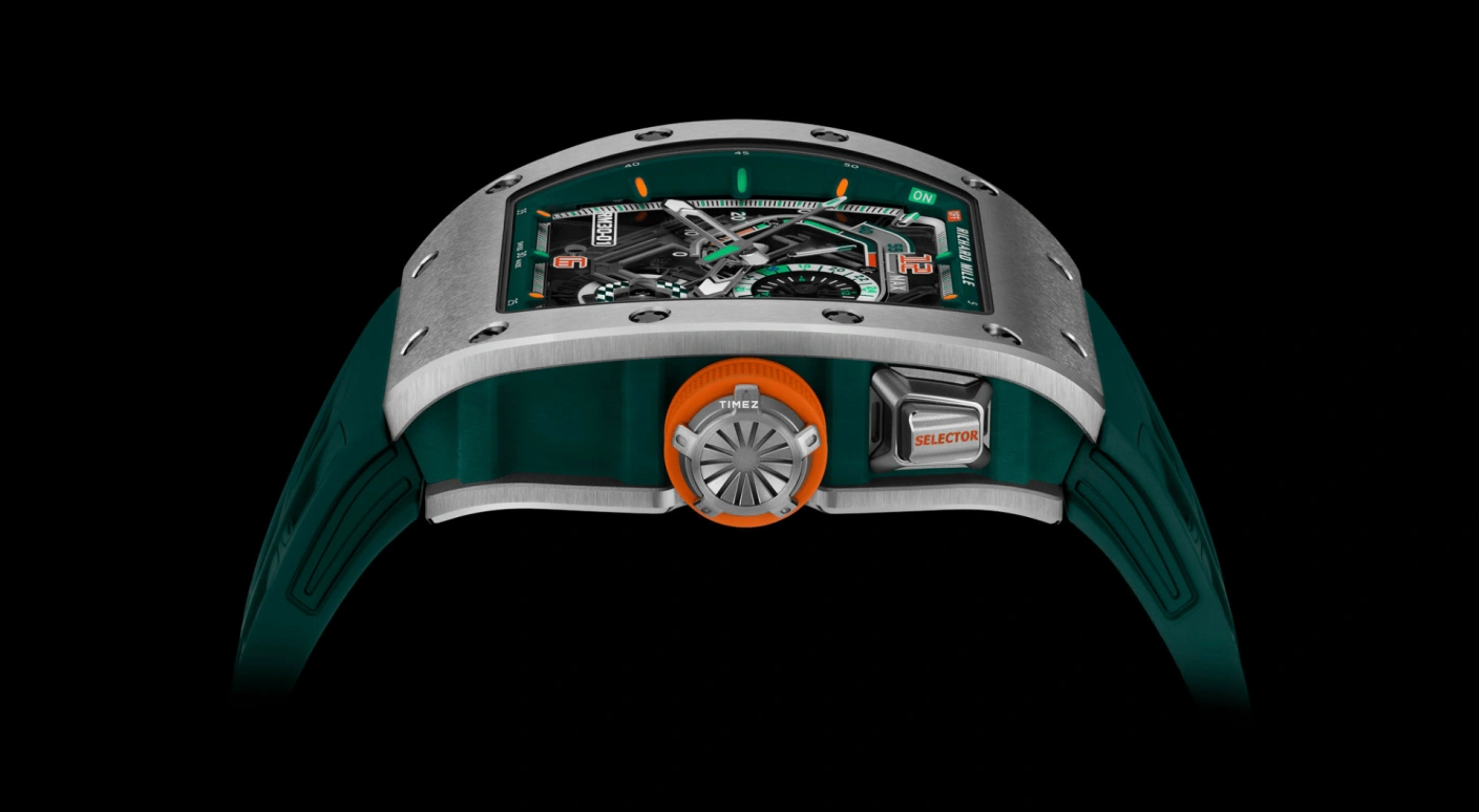 Richard Mille,Not Tourbillon 42x49.94mm,42x49.94mm,Titanium,Grey,Automatic,Chronograph,Power Reserve Indicator,Big Date,Function Selector,55hours,In-house Caliber,RM 30,RM 30-01 Le Mans Classic