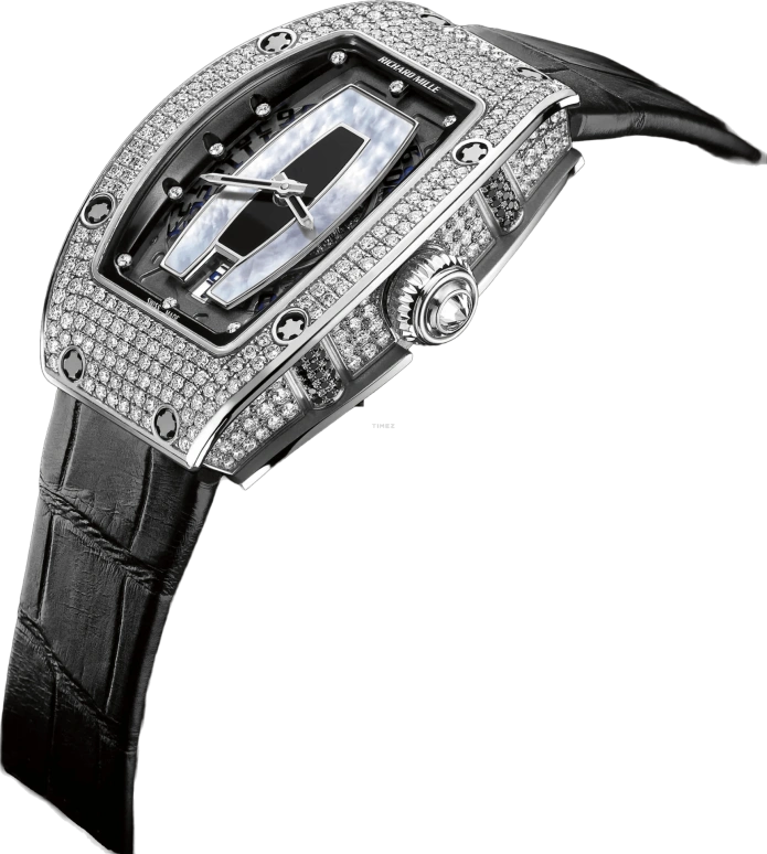 Richard Mille,Not Tourbillon 45x31mm,45x31mm,White Gold,Silver,Automatic,Day,Sapphire,RM 007 WG FULL DI