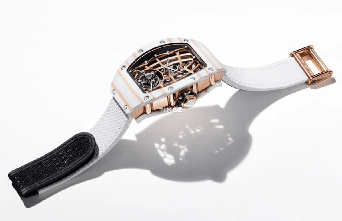 Richard Mille,Tourbillon 52.63x34.40mm,52.63x34.40mm,Red Gold,Quartz TPT,Rose Gold,Automatic,Tourbillon,50hours,RM 74,RM 74-02 WHITE