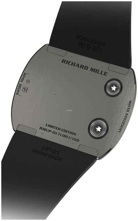 Richard Mille,Not Tourbillon 39x51mm,39x51mm,Titanium,Grey,Handwound,Function Selector,45hours,Pharrell Williams,Jackie Chan,JJ Lin,RM UP,RM UP-01 FERRARI TI