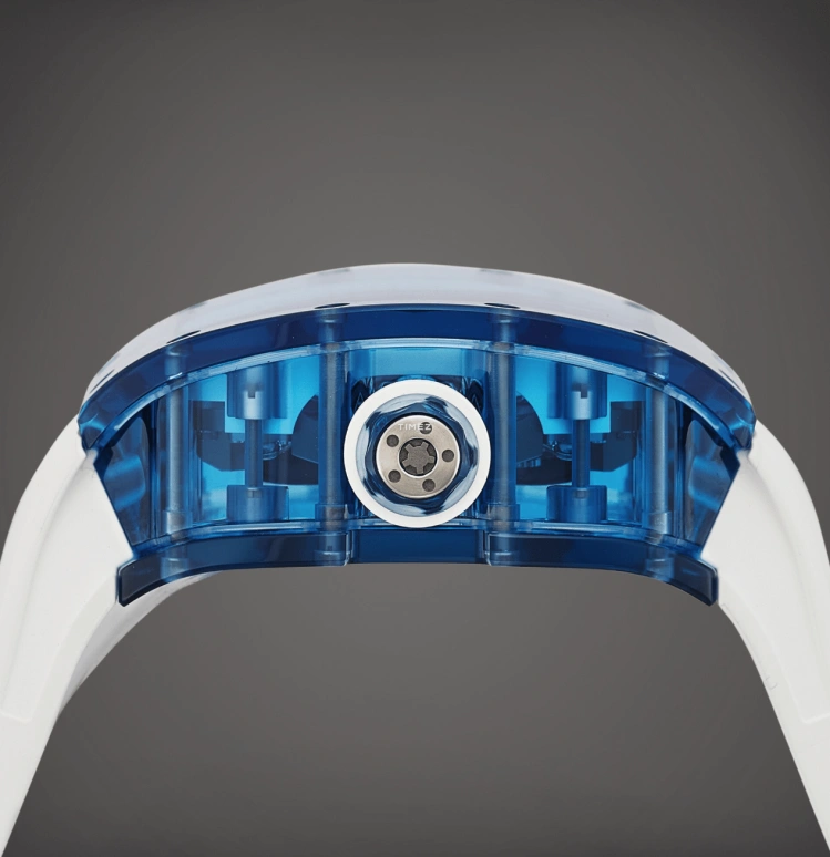 Richard Mille,Tourbillon 44x17mm,44x17mm,Crystal,Blue,Handwound,Tourbillon,RM 53,RM 53-02 Tourbillon Pablo Mac Donough Blue Sapphire