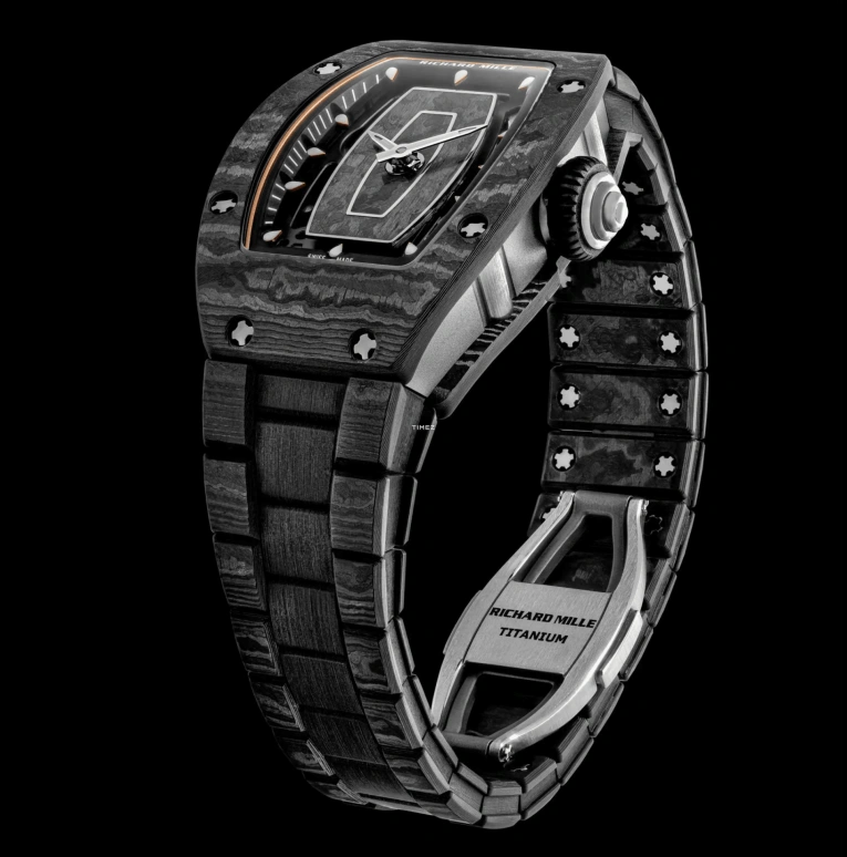 Richard Mille,Not Tourbillon 45.66x31.40mm,45.66x31.40mm,NTPT,Black,Automatic,50hours,In-house Caliber,RM 07,RM 07-01 NTPT BLACK
