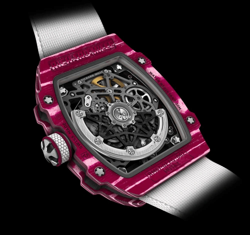 Richard Mille,Not Tourbillon 38.70x47.52mm,38.70x47.52mm,NTPT,Skeleton,Automatic,50hours,In-house Caliber,Karim Benzema,Lando Norris,RM 67,RM 67-02 Mutaz Barshim