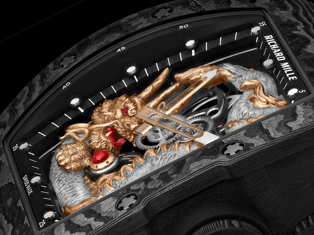 Richard Mille,Tourbillon 42.70x50mm,42.70x50mm,NTPT,Silver,Black,Handwound,Tourbillon,Sapphire,RM 57,RM 57-03 NTPT