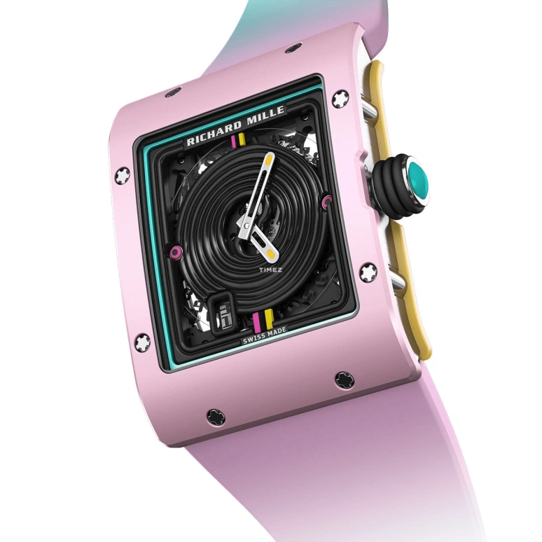 Richard Mille,Not Tourbillon 50.20x38mm,50.20x38mm,Ceramic,Black,Automatic,Day,Sapphire,Key Glock,RM 16,RM 16-01 Reglisse