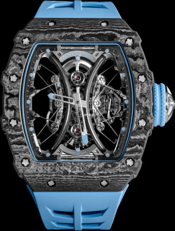 Richard Mille,Tourbillon 44.50x49.94mm,44.50x49.94mm,NTPT,Skeleton,Handwound,Tourbillon,Sapphire,RM 53,RM 53-01 Pablo Mac Donough