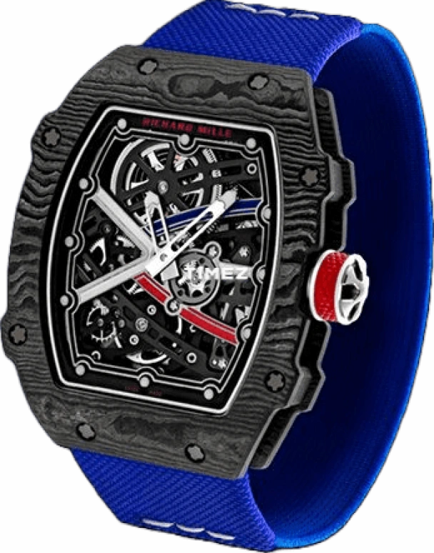 Richard Mille,Not Tourbillon 38.70x47.52mm,38.70x47.52mm,NTPT,Black,Automatic,50hours,In-house Caliber,RM 67,RM 67-02 Sebastien Ogier