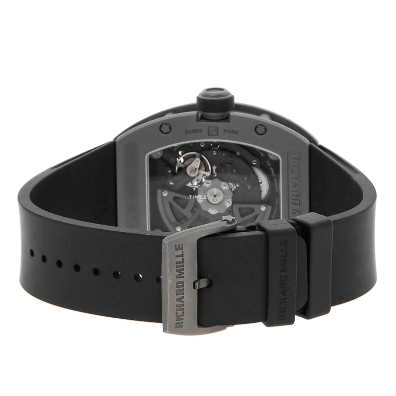 Richard Mille,Not Tourbillon 37.80x45mm,37.80x45mm,Titanium,Skeleton,Automatic,Day,Sapphire,Crystal Glass,RM 005 Felipe Massa TI