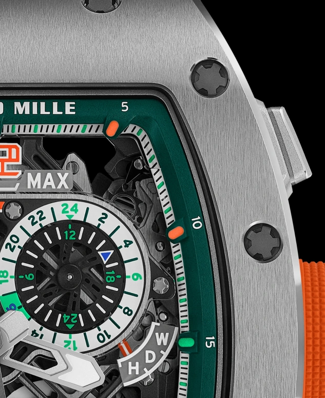 Richard Mille,Not Tourbillon 42x49.94mm,42x49.94mm,Titanium,Grey,Automatic,Chronograph,Power Reserve Indicator,Big Date,Function Selector,55hours,In-house Caliber,RM 30,RM 30-01 Le Mans Classic
