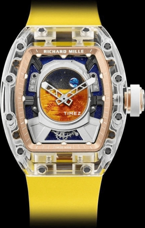 Richard Mille,Tourbillon 42.35x49.94mm,42.35x49.94mm,Sapphire,Multi-Color,Handwound,Tourbillon,In-house Caliber,Pharrell Williams,Anant Ambani,RM 52,RM 52-05 Sapphire