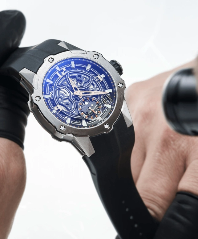 Richard Mille,Not Tourbillon 41.70mm,41.70mm,Titanium,Black,Automatic,Day,40hours,RM 33,RM 33-03 Ti