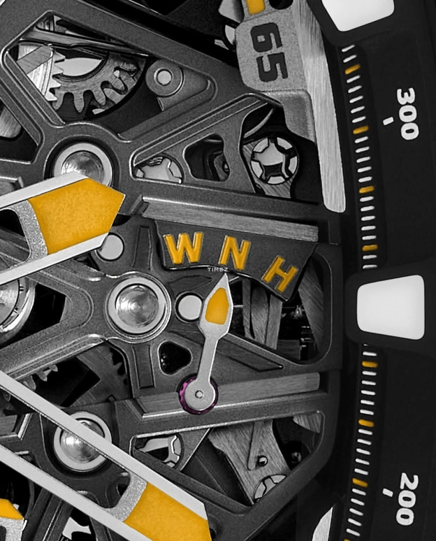 Richard Mille,Tourbillon 42.90mm,42.90mm,Carbon TPT,Skeleton,Grey,Handwound,Chronograph,Power Reserve Indicator,Tourbillon,Rattrapante,70hours,In-house Caliber,RM 43,RM 43-01 FERRARI NTPT