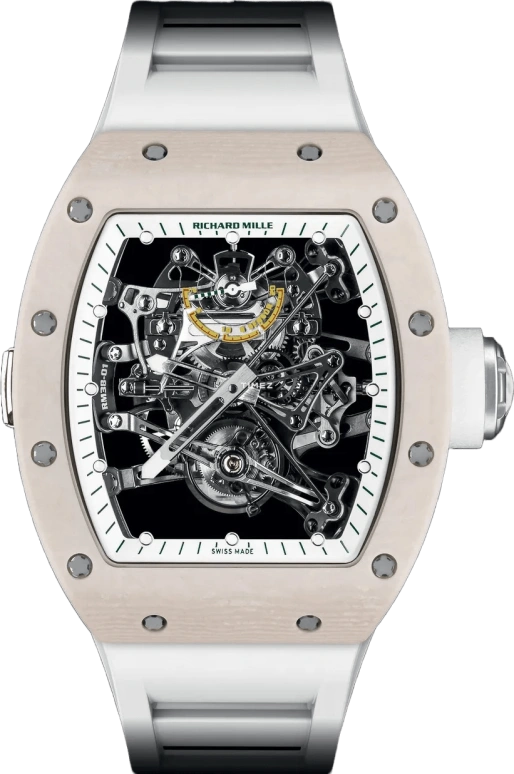 Richard Mille,Tourbillon 48mm,48mm,Ceramic,Quartz TPT,Black,Handwound,Tourbillon,Tonneau,RM 38,RM 38-01 Tourbillon Bubba Watson