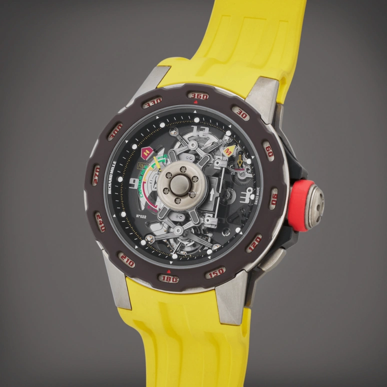 Richard Mille,Tourbillon 47.70mm,47.70mm,Ceramic,Titanium,Carbon TPT,Skeleton,Handwound,Power Reserve Indicator,Tourbillon,Function Selector,RM 36,RM 36-01 Tourbillon G-sensor