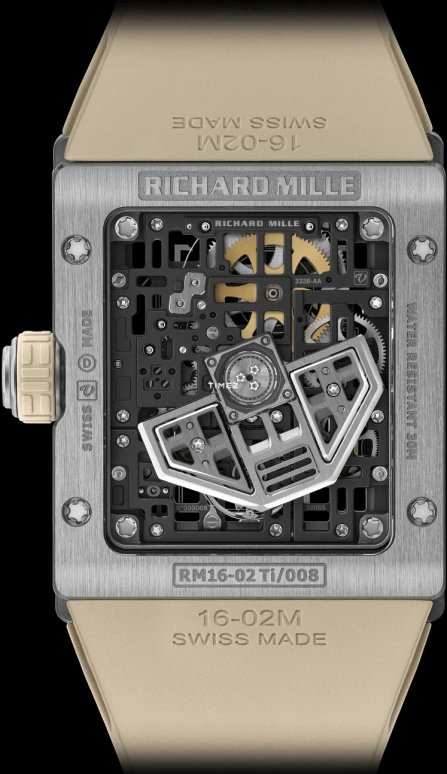 Richard Mille,Not Tourbillon ,Titanium,Black,Automatic,50hours,In-house Caliber,RM 16,RM 16-02 TI