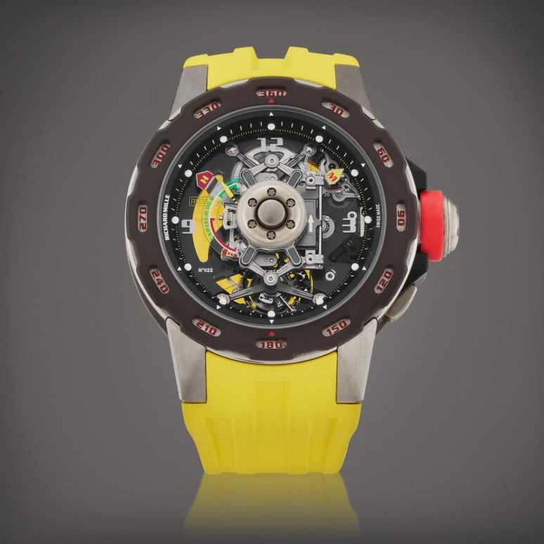 Richard Mille,Tourbillon 47.70mm,47.70mm,Ceramic,Titanium,Carbon TPT,Skeleton,Handwound,Power Reserve Indicator,Tourbillon,Function Selector,RM 36,RM 36-01 Tourbillon G-sensor