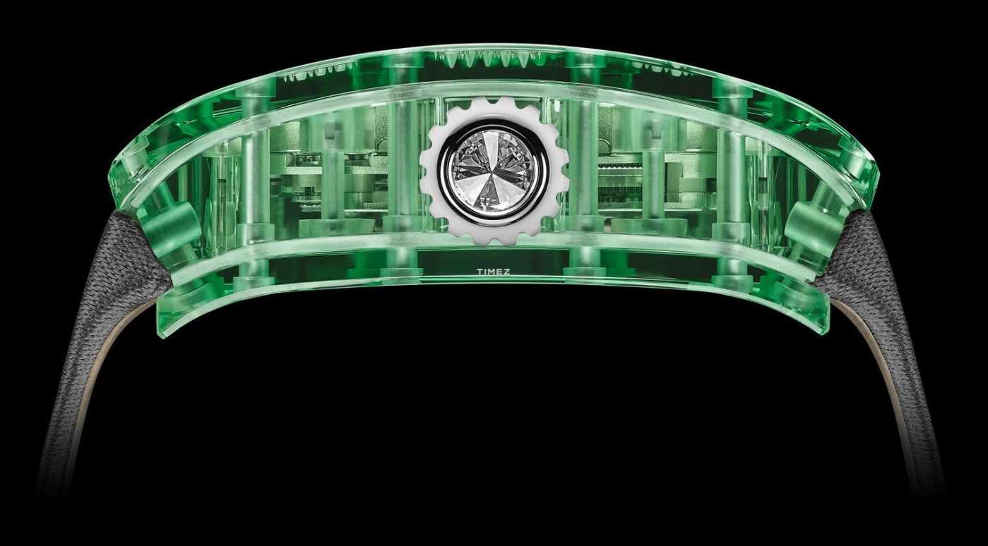 Richard Mille,Not Tourbillon 32.90x46.75mm,32.90x46.75mm,Sapphire,Green,Automatic,50hours,In-house Caliber,RM 07,RM 07-02 Sapphire Green Set