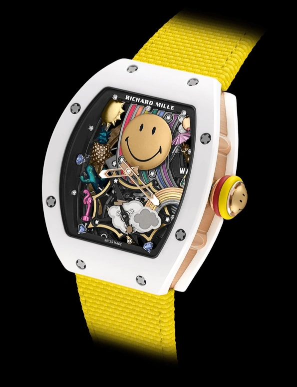Richard Mille,Tourbillon 39.74x48.15mm,39.74x48.15mm,Ceramic,Rose Gold,Skeleton,Automatic,Tourbillon,50hours,Mutaz Essa Barshim,Pharrell Williams,Wilber Pan,will pan,RM 88 CE