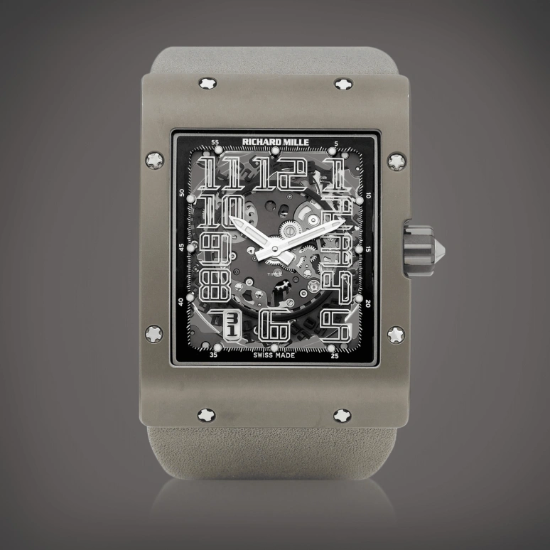 Richard Mille,Not Tourbillon 38x49.80mm,38x49.80mm,Titanium,Skeleton,Automatic,Sapphire,Rectangular,Yeoh Choo Kheng,Michelle Yeoh,RM 016 AH TI