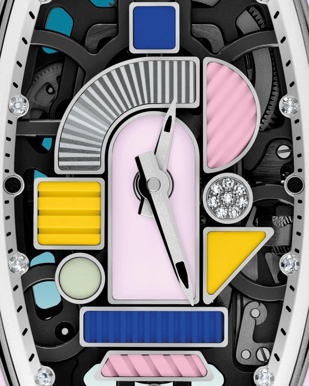 Richard Mille,Not Tourbillon 31.40x45.66mm,31.40x45.66mm,Ceramic,Multi-Color,Automatic,Sapphire,Tonneau,RM 07,RM 07-01 BLUSH PINK