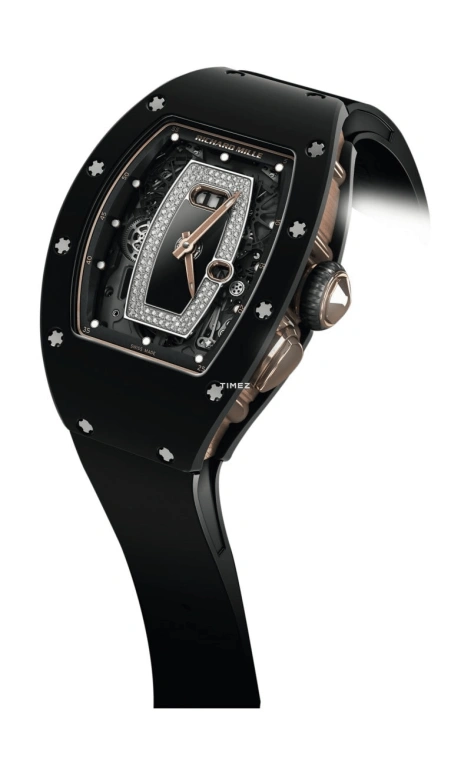 Richard Mille,Not Tourbillon 34.40x52.63mm,34.40x52.63mm,Ceramic,Rose Gold,Silver,Automatic,Day,Function Selector,Yeoh Choo Kheng,Michelle Yeoh,RM 037 CE BLACK DI