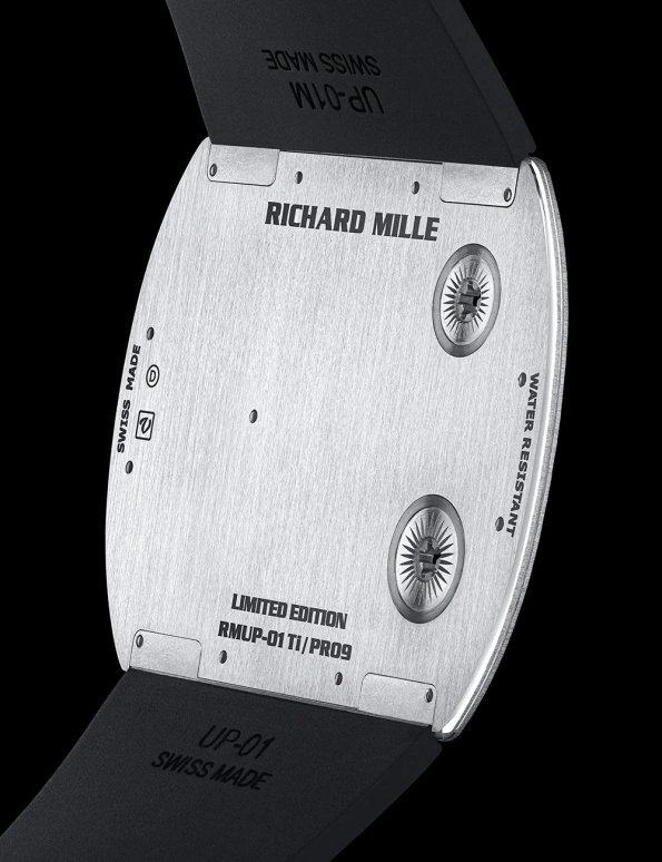 Richard Mille,Not Tourbillon 39x51mm,39x51mm,Titanium,Grey,Handwound,Function Selector,45hours,Pharrell Williams,Jackie Chan,JJ Lin,RM UP,RM UP-01 FERRARI TI