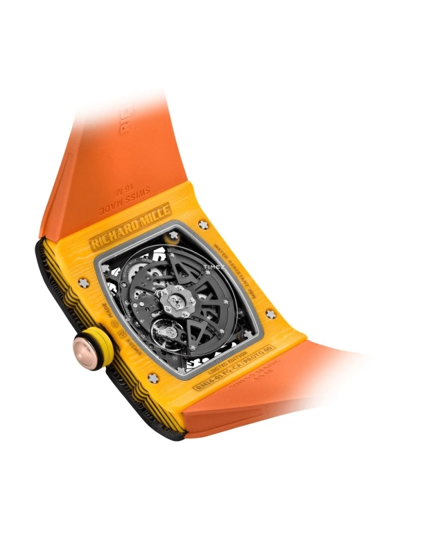 Richard Mille,Not Tourbillon 50.20x38mm,50.20x38mm,NTPT,Multi-Color,Automatic,Day,Sapphire,RM 16,RM 16-01 CITRON